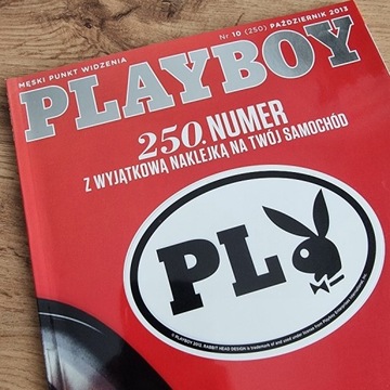 Playboy Nr 10 (250) październik 2013 + naklejka