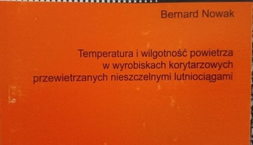 Temperatura i wilgotność powietrza w wyrobiskach