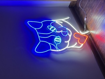 Neon Flex Napis Dla Dziecka "Kot"