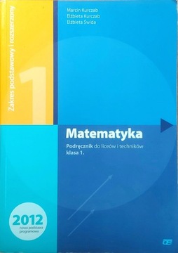 Matematyka Podręcznik do liceów i techników klasa1