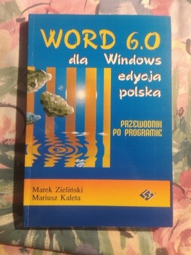 WORD 6.0 PL DLA WINDOWS ZIELIŃSKI KALETA NOWA !!