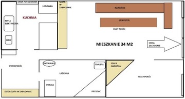 M3, 32 m2, balkon, widna kuchnia, Praga-Północ