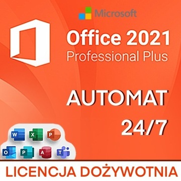 Dożywotni Klucz Microsoft Office 2021 NAJNOWSZY