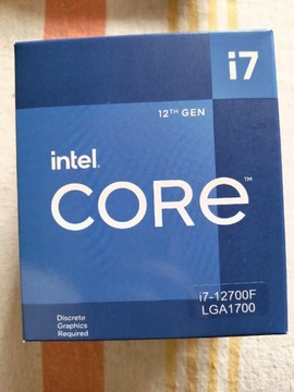 Nowy procesor i7 12700f 