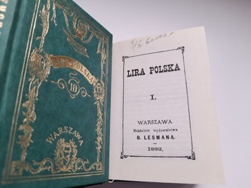 Miniaturki książek, miniatury, "Lira Polska"