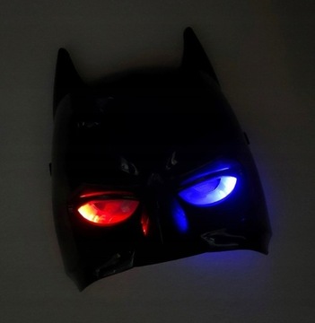 Maska Batman Świecąca LED Superbohater Halloween