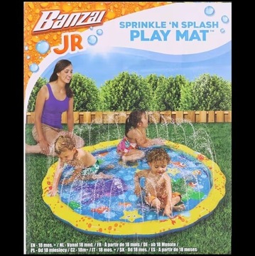 Mata dla dzieci do zabawy w wodzie na ogród taras