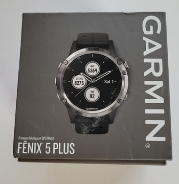 Garmin Fenix 5 plus Gwarancja do 10.2025r+ 3 paski