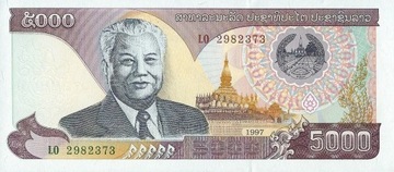 Laos - 5000 Kip - 1997 - P34a - St.1