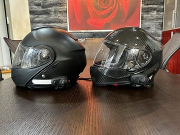 Kaski Shoei Neotec  i Marko Carbon Intercom Sena