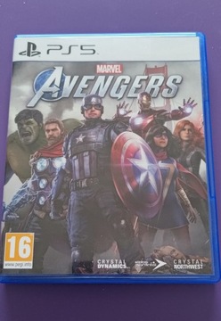 Avengers, gra na PS5, okładka PL