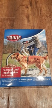 Smycz do biegania jazdy na rowerze z psem Trixie