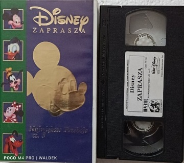 Disney zaprasza 3 największe przeboje Vhs