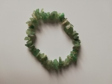 Zielona bransoletka kamienie