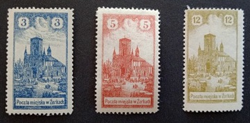 Żarki  – Polska - poczta miejska – 3 znaczki  - 48