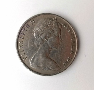 Elizabeth II AUSTRALIA 1967 20 cent