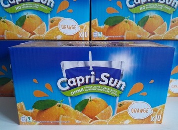 10 x Sok Capri Sun Pomarańcza z Niemiec