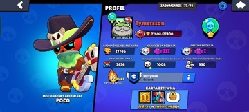 Konto Brawl Stars konto do 30 tys (dużo skinów!)