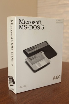 Microsoft MS-DOS 5 - NOWY, FOLIA