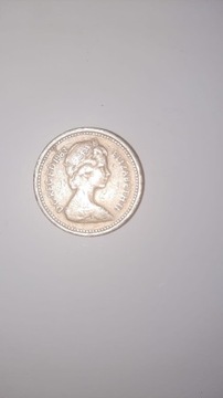 One pound 1983r Elizabeth II