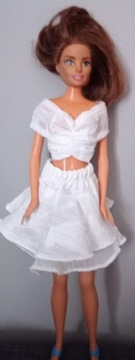 Spódniczka i bluzeczka dla lalki typu Barbie 