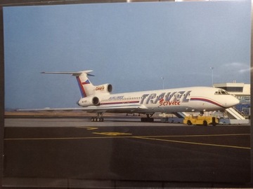 Pocztówka Travel Service Tupolev Tu-154M