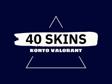 KONTO VALORANT 40 SKINÓW
