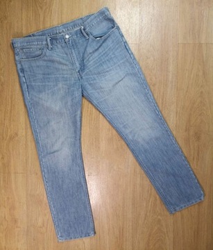 Levi's 511 38/32 niebieskie jeansy slim fit