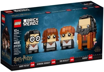 Lego Brick Headz 40495 Harry Hermiona Ron i Hagrid * Dzień Dziecka