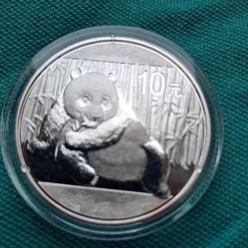 Panda 2015 srebrna moneta 