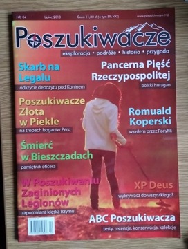 Poszukiwacze nr 4 z 2013. - czasopismo