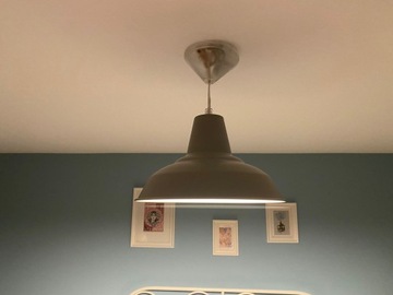 Lampa wisząca Ikea szara
