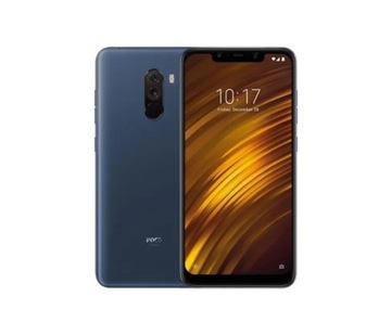 Xiaomi Pocophone f1 6/64 GB Steel Blue + Etui i szkło hartowane 