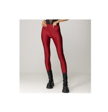 leggings bershka r. M 5218.443.665. malinowe