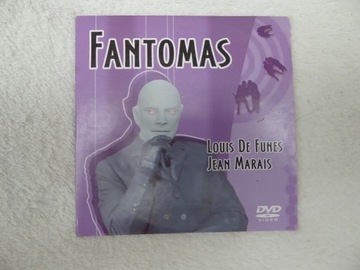 FANTOMAS -Louis de Funes Jean Marais-kartonik NOWY