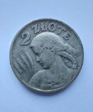 2 zł 1925 r. - Żniwiarka 