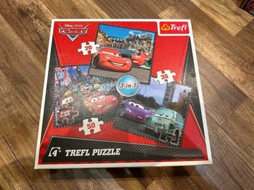 Puzzle Auta Cars Trefl 106 elementów 3w1 