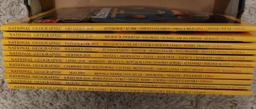 National Geographic  2010 rok  od luty do grudzień  ( 11 tomów)