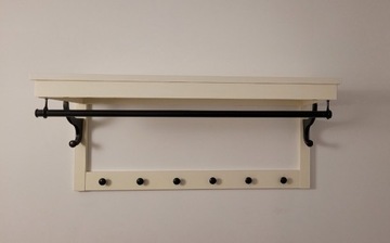 Wieszak ścienny / półka HEMNES 85cm z IKEA