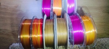 Rosa 3D filament mix 9 sztuk 