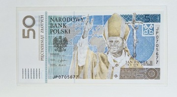 Pierwszy kolekcjonerski banknot Jan Paweł II 