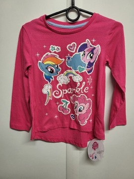 Nowa różowa bluzeczka Dunnes koniki ponny 3-4