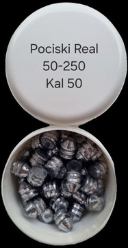 Pociski REAL kal. 50 – 250 grain  50 szt.