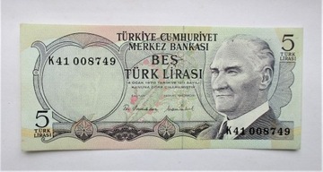 5 Lir 1970 r.  Turcja
