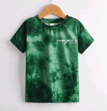 Koszulka lato t-shirt chłopięcy rozmiar 90 tie dye