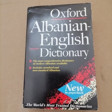 Słownik albański Angielski Albanian Oxford