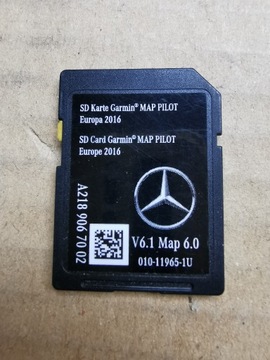 Karta SD do oryginalnej nawigacji Mercedes Garmin