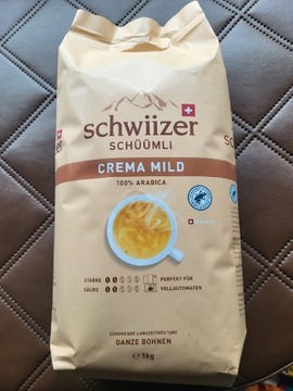 Kawa Schwiizer Schüümli Crema Mild 1kg Szwajcaria 