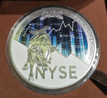 Kamerun 10000 Fr. 200th Anniversary of NYSE  8 oz