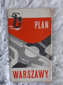 plan Warszawy mapa 1972